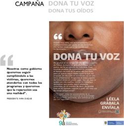 DONA TU VOZ DONA TUS O&Iacute;DOS - CAMPA&Ntilde;A - Universidad del Pacifico
