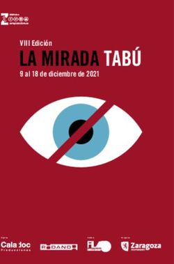 LA MIRADA TABÚ VIII Edición 9 al 18 de diciembre de 2021 - Ayuntamiento de Zaragoza