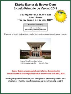 Distrito Escolar de Beaver Dam Escuela Primaria de Verano 2019