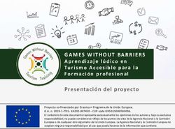 GAMES WITHOUT BARRIERS - Aprendizaje lúdico en Turismo Accesible para la Formación profesional
