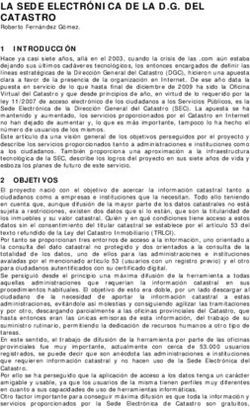 LA SEDE ELECTRÓNICA DE LA D.G. DEL CATASTRO