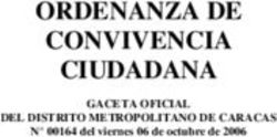 ORDENANZA DE CONVIVENCIA CIUDADANA - GACETA OFICIAL DEL DISTRITO METROPOLITANO DE CARACAS N 00164 del viernes 06 de octubre de 2006 - Civilis ...