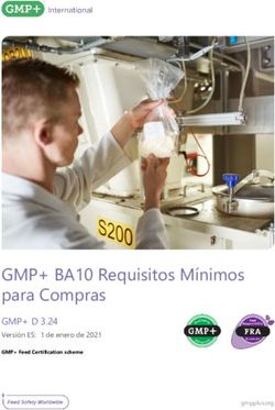 GMP+ BA10 Requisitos Mínimos para Compras - GMP+ D 3.24 Versión ES: 1 de enero de 2021