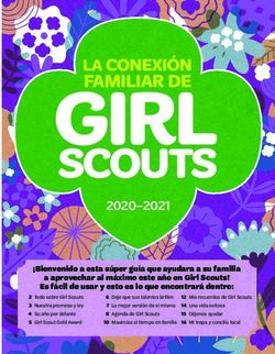 SCOUTS FAMILIAR DE GIRL - LA CONEXI&Oacute;N