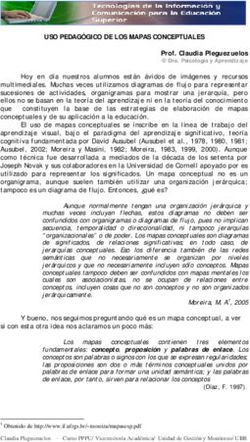 USO PEDAG&Oacute;GICO DE LOS MAPAS CONCEPTUALES