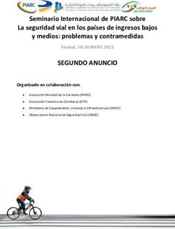 SEGUNDO ANUNCIO Seminario Internacional de PIARC sobre La seguridad vial en los países de ingresos bajos y medios: problemas y contramedidas