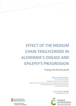 EFFECT OF THE MEDIUM CHAIN TRIGLYCERIDES IN ALZHEIMER'S DISEASE AND EPILEPSY'S PROGRESSION