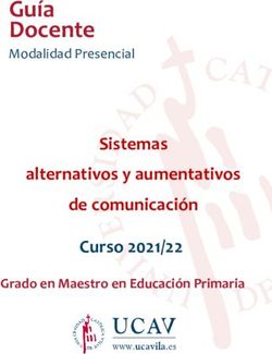 Guía Docente Modalidad Presencial - Sistemas alternativos y aumentativos de comunicación - UCAV