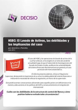 HSBC: El Lavado de Activos, las debilidades y las implicancias del caso