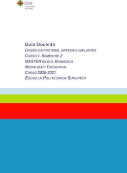 Guía Docente DISEÑO DE PRÓTESIS, ÓRTESIS E IMPLANTES CURSO 1, SEMESTRE 2 MASTER EN ING. BIOMÉDICA MODALIDAD: PRESENCIAL