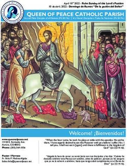 QUEEN OF PEACE CATHOLIC PARISH - Welcome! Bienvenidos!