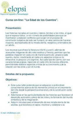 Curso on-line: "La Edad de los Cuentos". Presentaci&oacute;n