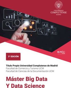 T&iacute;tulo Propio Universidad Complutense de Madrid Facultad de Comercio y Turismo UCM Facultad de Ciencias de la Documentaci&oacute;n UCM - 3&ordm; EDICI&Oacute;N ...