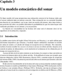 Un modelo estoc&aacute;stico del sonar