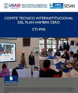 COMITE TECNICO INTERINSTITUCIONAL DEL PLAN HAMBRE CERO CTI-PH0