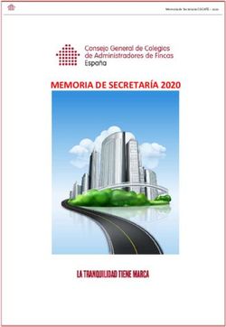 MEMORIA DE SECRETAR&Iacute;A 2020 - Consejo General de ...