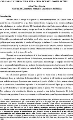 CARNAVAL Y LITERATURA EN LA OBRA DE RA&Uacute;L G&Oacute;MEZ JATTIN