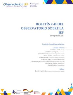 BOLETÍN # 40 DEL OBSERVATORIO SOBRE LA JEP