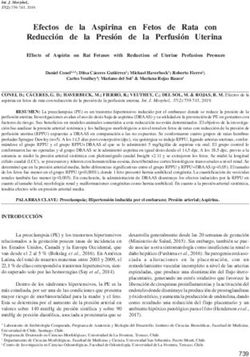 Efectos de la Aspirina en Fetos de Rata con Reducci&oacute;n de la Presi&oacute;n de la Perfusi&oacute;n Uterina - SciELO