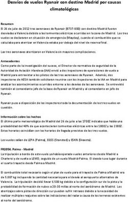 Desvíos de vuelos Ryanair con destino Madrid por causas climatológicas