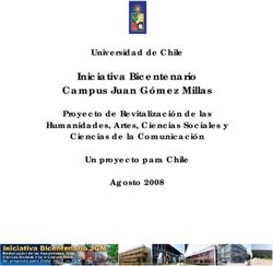 Iniciativa Bicentenario Campus Juan G&oacute;mez Millas - Universidad de Chile Proyecto de Revitalizaci&oacute;n de las Humanidades, Artes, Ciencias Sociales y ...
