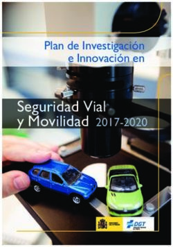 Seguridad Vial y Movilidad 2017-2020 - Plan de Investigación e Innovación en - DGT
