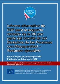 Foro Europeo de la Discapacidad Publicado en febrero de 2022