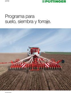 Programa para suelo, siembra y forraje 2019