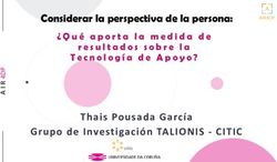 Thais Pousada García Grupo de Investigación TALIONIS - CITIC - Considerar la perspectiva de la persona