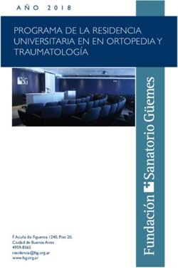PROGRAMA DE LA RESIDENCIA UNIVERSITARIA EN EN ORTOPEDIA Y TRAUMATOLOG&Iacute;A - A&Ntilde;O 2018