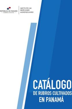 CATÁLOGO DE RUBROS CULTIVADOS - INSTITUTO DE MERCADEO AGROPECUARIO - Instituto de Mercadeo ...