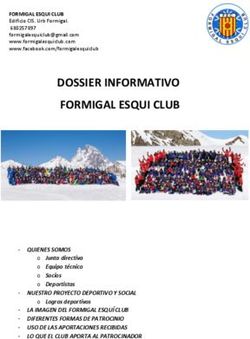 DOSSIER INFORMATIVO FORMIGAL ESQUI CLUB