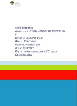 Guía Docente ASIGNATURA: FUNDAMENTOS DE ESCRITURA II