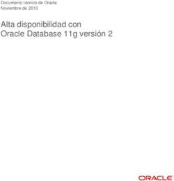 Alta disponibilidad con Oracle Database 11g versión 2 - Documento técnico de Oracle Noviembre de 2010