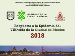 2018 Respuesta a la Epidemia del VIH/sida de la Ciudad de México - Clínica Especializada Condesa