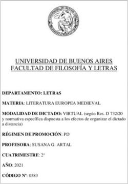 UNIVERSIDAD DE BUENOS AIRES FACULTAD DE FILOSOF&Iacute;A Y LETRAS - UNIVERSIDAD DE BUENOS AIRES FACULTAD DE ...