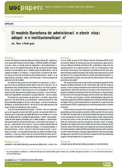 El modelo Barcelona de administraci&oacute;n electr&oacute;nica: adopci&oacute;n e institucionalizaci&oacute;n