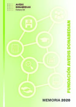 MEMORIA 2020 - Fundaci&oacute;n Avedis Donabedian