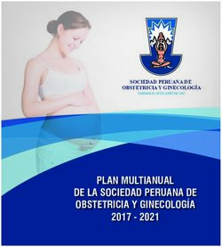 PLAN MULTIANUAL DE LA SOCIEDAD PERUANA DE OBSTETRICIA Y GINECOLOG&Iacute;A 2017 - 2021 - Sociedad Peruana de Obstetricia y ...