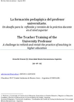 La formaci&oacute;n pedag&oacute;gica del profesor universitario. University Professor