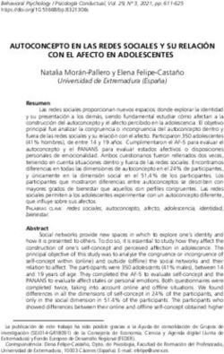 AUTOCONCEPTO EN LAS REDES SOCIALES Y SU RELACIÓN CON EL AFECTO EN ADOLESCENTES1