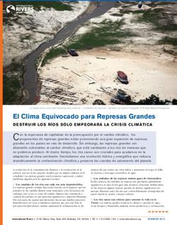 El Clima Equivocado para Represas Grandes - International ...