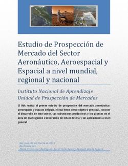 Estudio de Prospeccio n de Mercado del Sector Aerona utico, Aeroespacial y Espacial a nivel mundial, regional y nacional