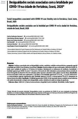 Desigualdades sociais associadas com a letalidade por COVID-19 na cidade de Fortaleza, Cear&aacute;, 2020* - SciELO