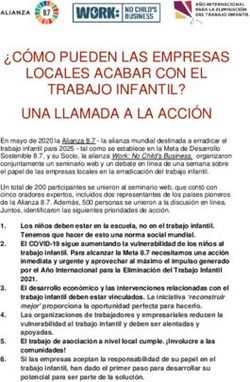CÓMO PUEDEN LAS EMPRESAS LOCALES ACABAR CON EL TRABAJO INFANTIL? UNA LLAMADA A LA ACCIÓN