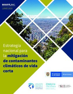 La mitigación de contaminantes climáticos de vida corta - Estrategia nacional para