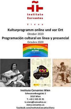 Kulturprogramm online und vor Ort Programaci&oacute;n cultural en l&iacute;nea y presencial - Instituto Cervantes Wien