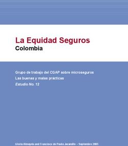 La Equidad Seguros Colombia Grupo de trabajo del CGAP sobre microseguros Las buenas y malas prácticas Estudio No. 12 Gloria Almeyda and Francisco ...