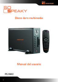 Disco duro multimedia - Manual del usuario PC/MAC