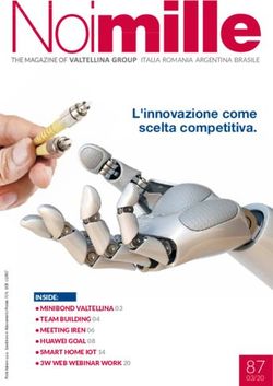 L'innovazione come scelta competitiva - Valtellina Spa